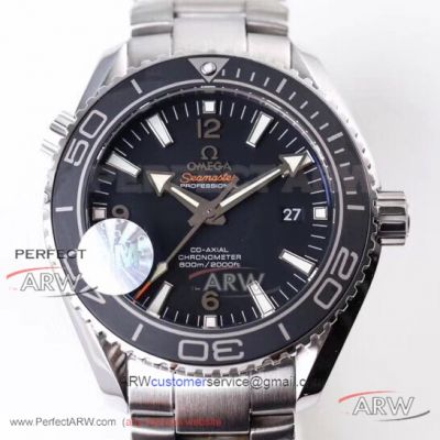 OM Factory Omega Seamaster Planet Ocean V3 Upgrade Edition Swiss 8500 Black Ceramic Bezel Automatic 45.5mm Watch